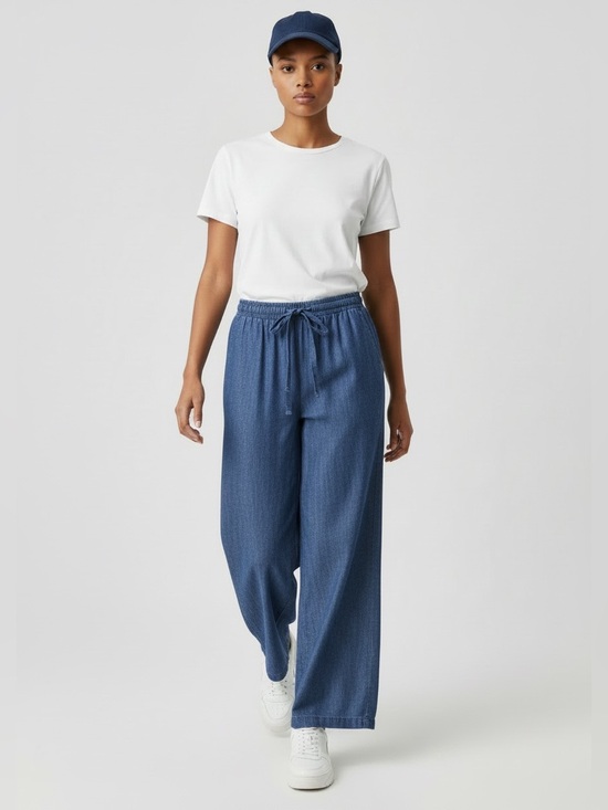 Velvet Heart Pants - Velvet Heart Relaxed Drawstring Wide Leg Jeans size small nwt